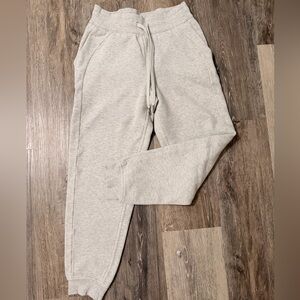 Lululemon Scuba Light Gray Jogger Sweatpants